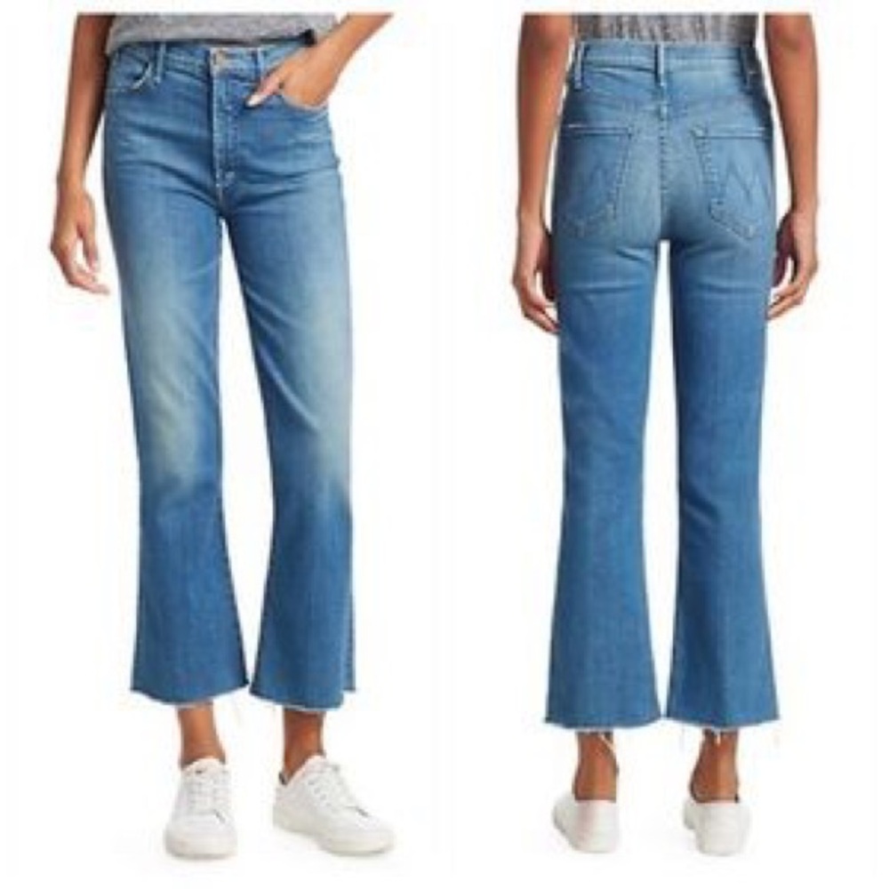 MOTHER Blue Ankle & Cropped Jeans